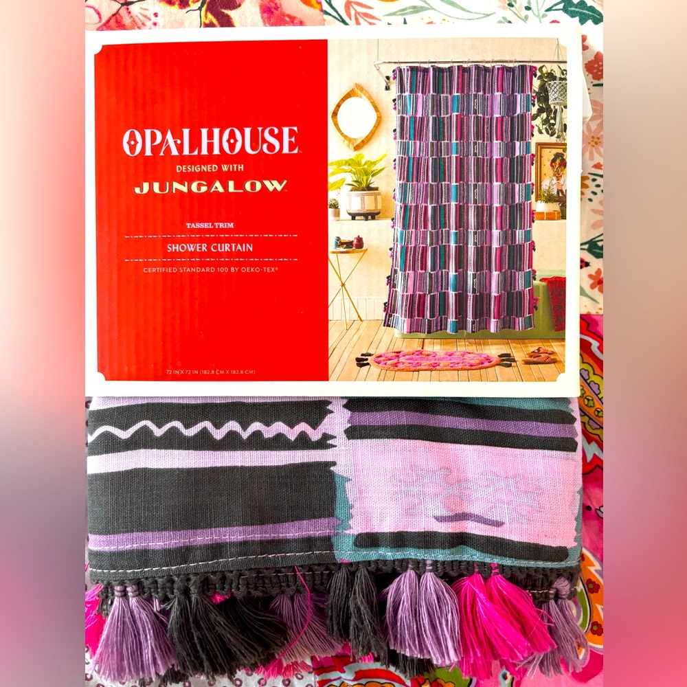 BRAND NEW Target brand:OPALHOUSE shower curtain
